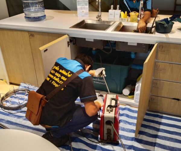 บริการแก้ปัญหาท่อน้ำตัน ราคาถูก